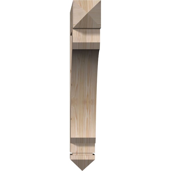 Legacy Arts & Crafts Smooth Bracket, Douglas Fir, 5 1/2W X 36D X 36H